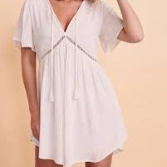 O'Neill Nala Short Sleeve Sundress Size L - Picture 13 of 13